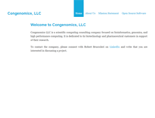 Tablet Screenshot of congenomics.com